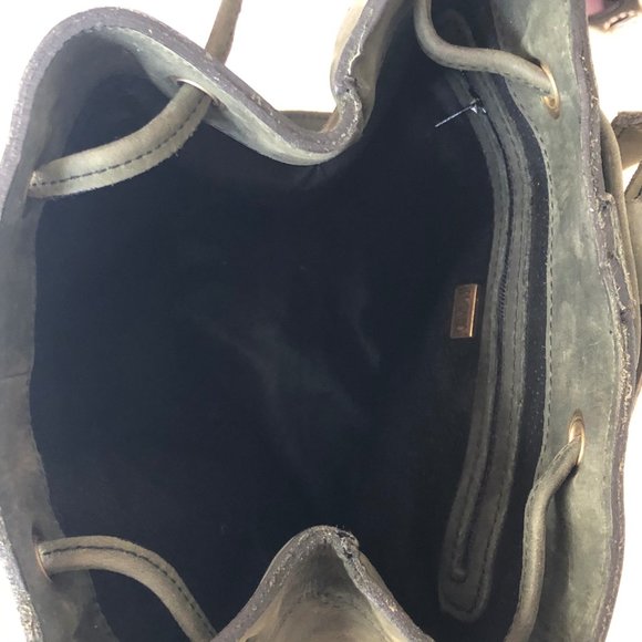 Pegabo Cross Body  Suede Bucket Bag - Purse - Picture 6 of 10